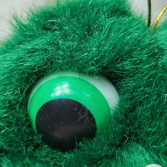 Vintage Fun World Christmas Frog Plush Stuffed Animal with Santa Hat NON WORKING - Picture 3 of 9